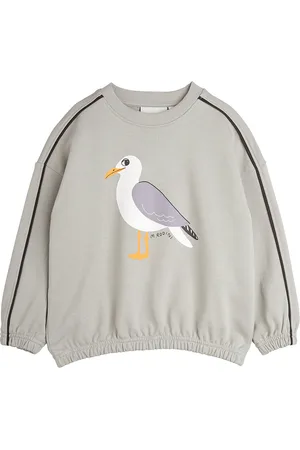Mini Rodini Seagull Sp Sweatshirt Tops Sweat-shirts & Hoodies Sweat-shirts Grey