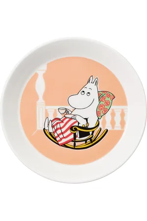 Arabia Moomin Plate Ø19Cm Moominmamma Marmalade Home Tableware Bowls Breakfast Bowls Multi/patterned