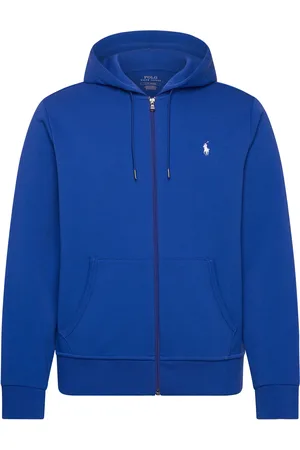 Ralph Lauren Double-Knit Full-Zip Hoodie Tops Sweat-shirts & Hoodies Hoodies Blue