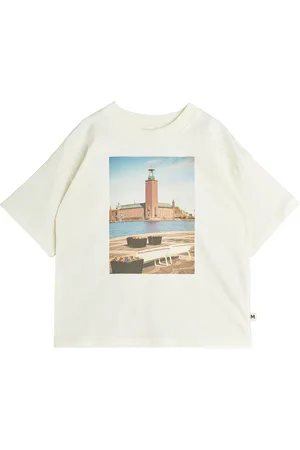 Mini Rodini City Hall Ss Tee Tops T-shirts Short-sleeved White
