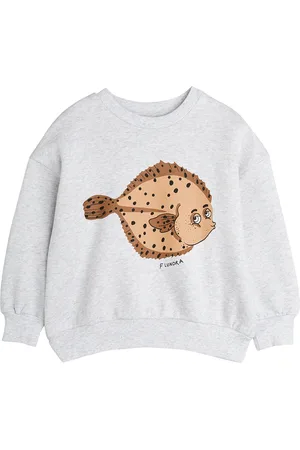 Mini Rodini Flundra Sp Sweatshirt Tops Sweat-shirts & Hoodies Sweat-shirts Grey