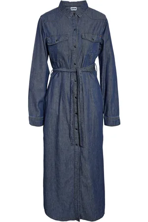 Noisy May Nmsigga L/S Long Dress Az420Db Polvipituinen Mekko Navy