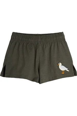 Mini Rodini Seagull Emb Shorts Bottoms Shorts Black