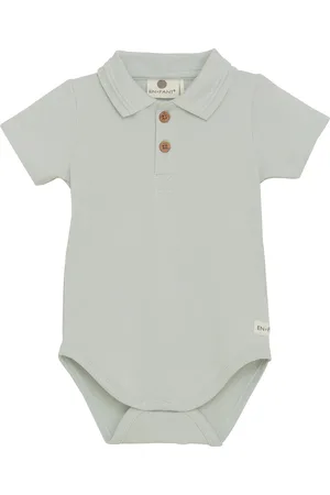 EN FANT Body Ss Polo Bodies Short-sleeved Green