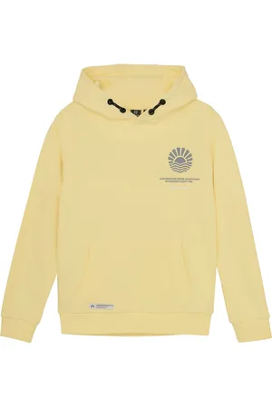 Indian Blue Jeans Hoodie Backprint Tops Sweat-shirts & Hoodies Hoodies Yellow