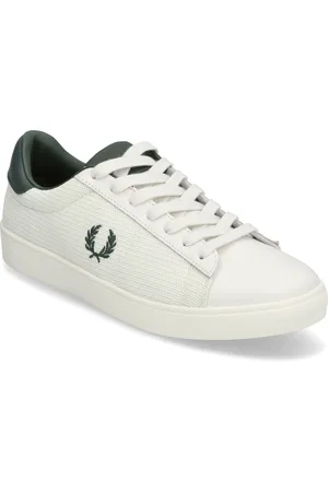 Fred Perry Spencer Mesh / Lthr Matalavartiset Sneakerit Tennarit White