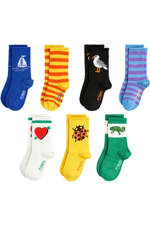 Mini Rodini Seagull 7-Pack Socks Socks & Tights Socks Multi/patterned
