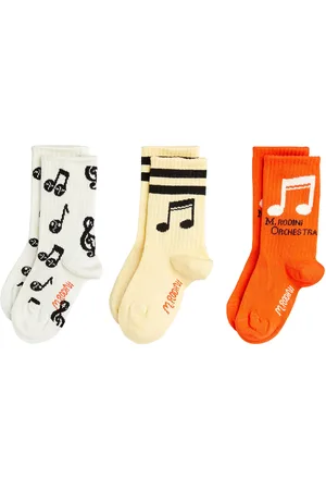 Mini Rodini Note 3-Pack Socks Socks & Tights Socks Multi/patterned