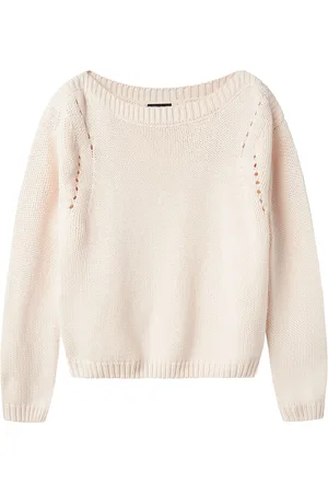 LMTD Nlfbenedicte Ls Short Boatneck Knit Tops Knitwear Pullovers Pink