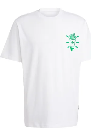 adidas Q12 Ts Street B Sport Men Men Sports Clothes Sport Tops Sport T-shirts White