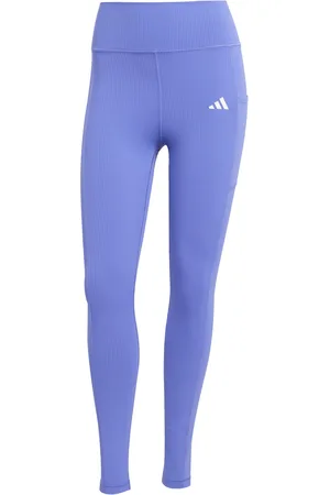 adidas Opt Rib 7/8 L Sport Women Sport Clothing Sport Tights Sport Training Tights Purple