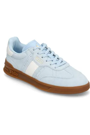 Ralph Lauren Heritage Aera Leather-Suede Sneaker Matalavartiset Sneakerit Tennarit Blue