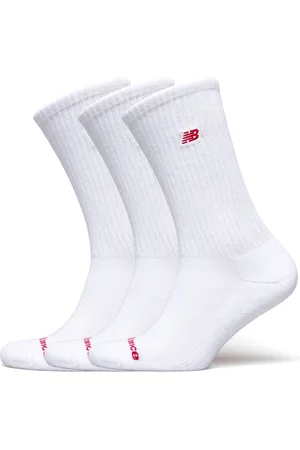 New Balance Patch Logo Crew 3 Pack Sport Women Sport Clothing Sport Socks White