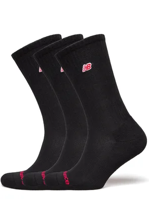 New Balance Patch Logo Crew 3 Pack Sport Women Sport Clothing Sport Socks Black