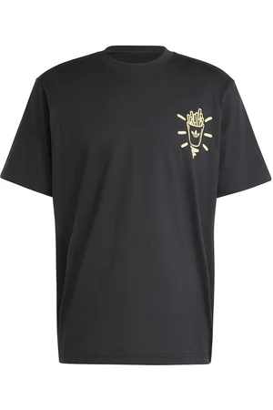 adidas Q12 Ts Street B Sport Men Men Sports Clothes Sport Tops Sport T-shirts Black