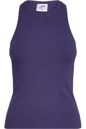 Casall Signified Rib Tank Sport T-shirts & Tops Sleeveless Purple