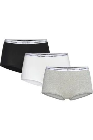 Calvin Klein Boyshort 3 Pk Lingerie Panties High Waisted Panties Grey