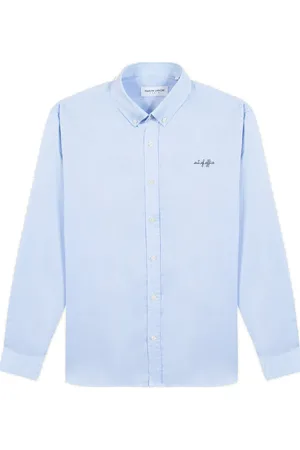 Maison Labiche Malesherbes Shirt Tops Shirts Casual Shirts Blue