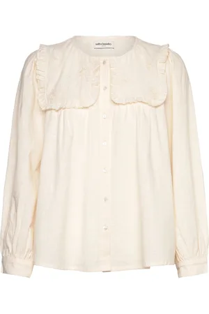 Lollys Laundry Dooblell Shirt Ls Tops Blouses Long-sleeved Cream