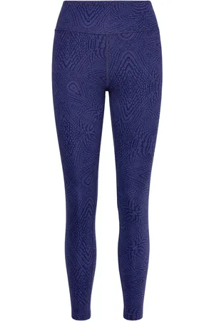 PUMA Move Cloudspun Tight Hw 7/8 Aop Sport Women Sport Clothing Sport Tights Sport Training Tights Navy