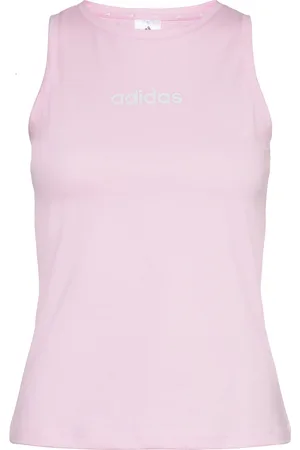 adidas W Lin Sj Tk Sport Women Sport Clothing Sports Tops & T-shirts Sport Tank Tops Pink
