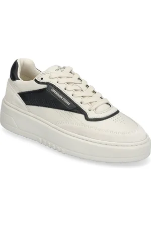 &Copenhagen Cph89 Cracked Leather Off White Matalavartiset Sneakerit Tennarit Cream