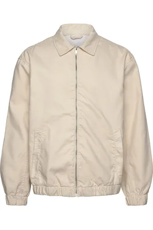 Lindbergh Zip Through Overshirt Ohut Takki Cream