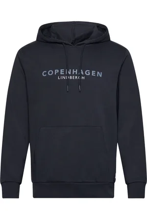 Lindbergh Copenhagen Sweat Hoodie Tops Sweat-shirts & Hoodies Hoodies Navy