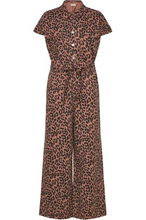 Lollys Laundry Mathildell Jumpsuit Ss Bottoms Jumpsuits Brown