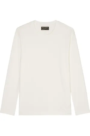 Marc O’ Polo T-Shirts Long Sleeve Tops T-shirts Long-sleeved White