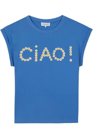 Maison Labiche Sedaine Tee-Shirt Tops T-shirts & Tops Short-sleeved Blue