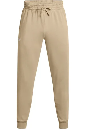 Under Armour Ua Rival Fleece Joggers Sport Sweatpants Beige