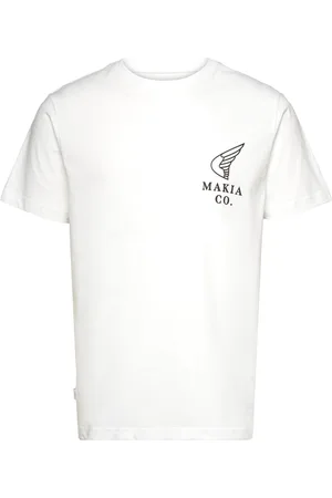 Makia Airborne T-Shirt Tops T-shirts Short-sleeved White