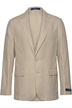 Ralph Lauren Polo Soft Modern Linen Suit Jacket Suits & Blazers Blazers Single Breasted Blazers Beige