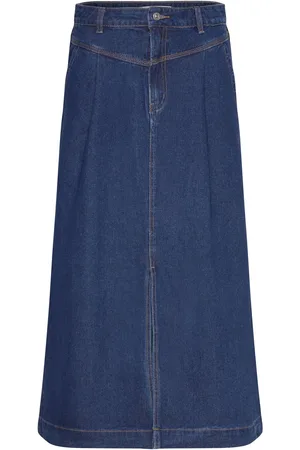 Soft Rebels Srzoey Skirt Skirts Knee-length & Midi Skirts Navy