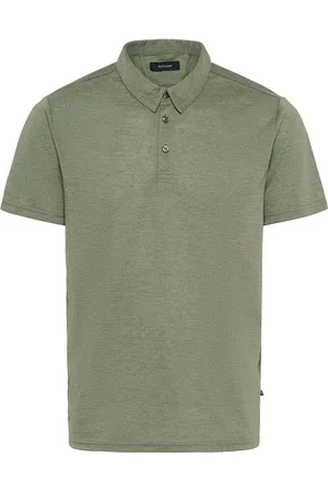 Matinique Masanford Polo Tops Polos Short-sleeved Khaki Green
