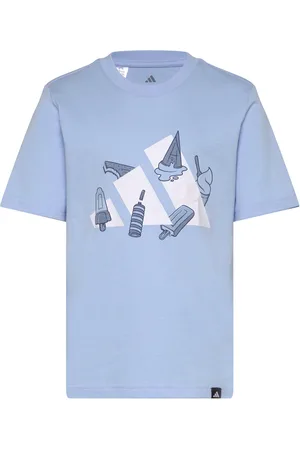 adidas Lk L Ice Tee Tops T-shirts Short-sleeved Blue
