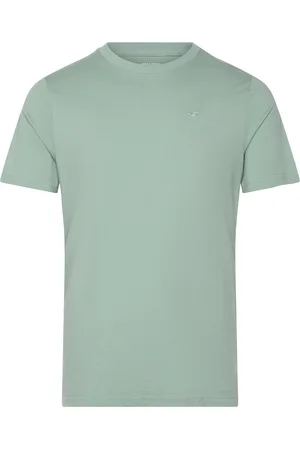 Hollister Hco. Guys Knits Tops T-shirts Short-sleeved Green