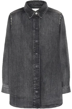 Gestuz Zuvagz Shirt Tops Shirts Denim Shirts Grey