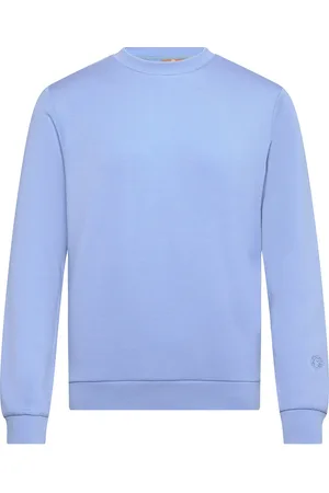 MOS MOSH Gallery Abel Crew Neck Sweat Tops Sweat-shirts & Hoodies Sweat-shirts Blue
