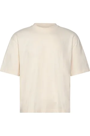 Hollister Hco. Guys Knits Tops T-shirts Short-sleeved Cream