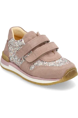 ANGULUS Shoes - Flat - With Velcro Matalavartiset Sneakerit Tennarit Pink