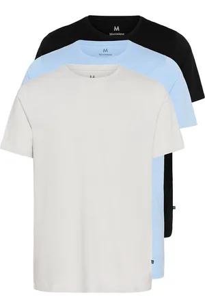 Matinique Majermane 3-Pack Tops T-shirts Short-sleeved White