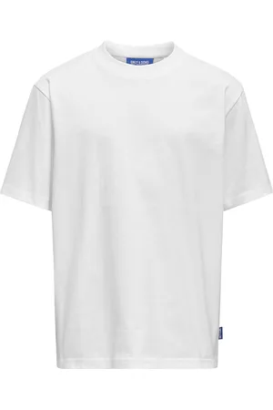 Only & Sons Osjfred Life Rlx Ss Tee Jrs Noos Tops T-shirts Short-sleeved White