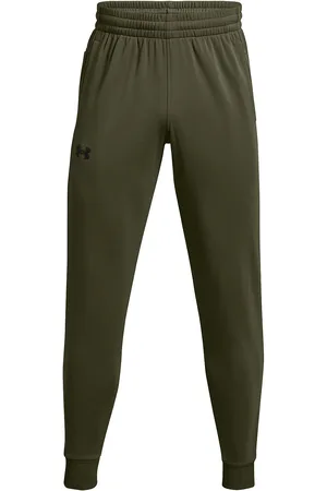 Under Armour Ua Armour Fleece Joggers Bottoms Sweatpants Khaki Green