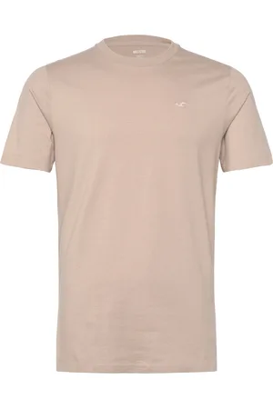 Hollister Hco. Guys Knits Tops T-shirts Short-sleeved Beige