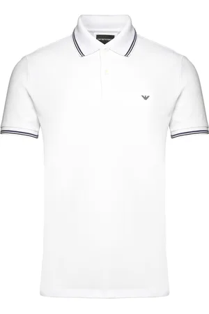 Emporio Armani Polo Shirt Designers Polos Short-sleeved White