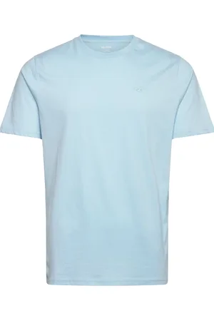 Hollister Hco. Guys Knits Tops T-shirts Short-sleeved Blue