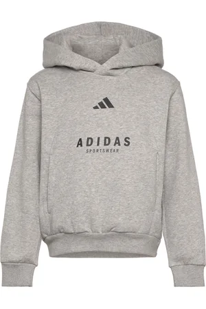 adidas J Allszn Gfx Hd Sport Sweat-shirts & Hoodies Hoodies Grey
