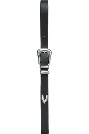 Nudie Jeans Western Silver Belt Black Accessories Belts Classic Belts Black
